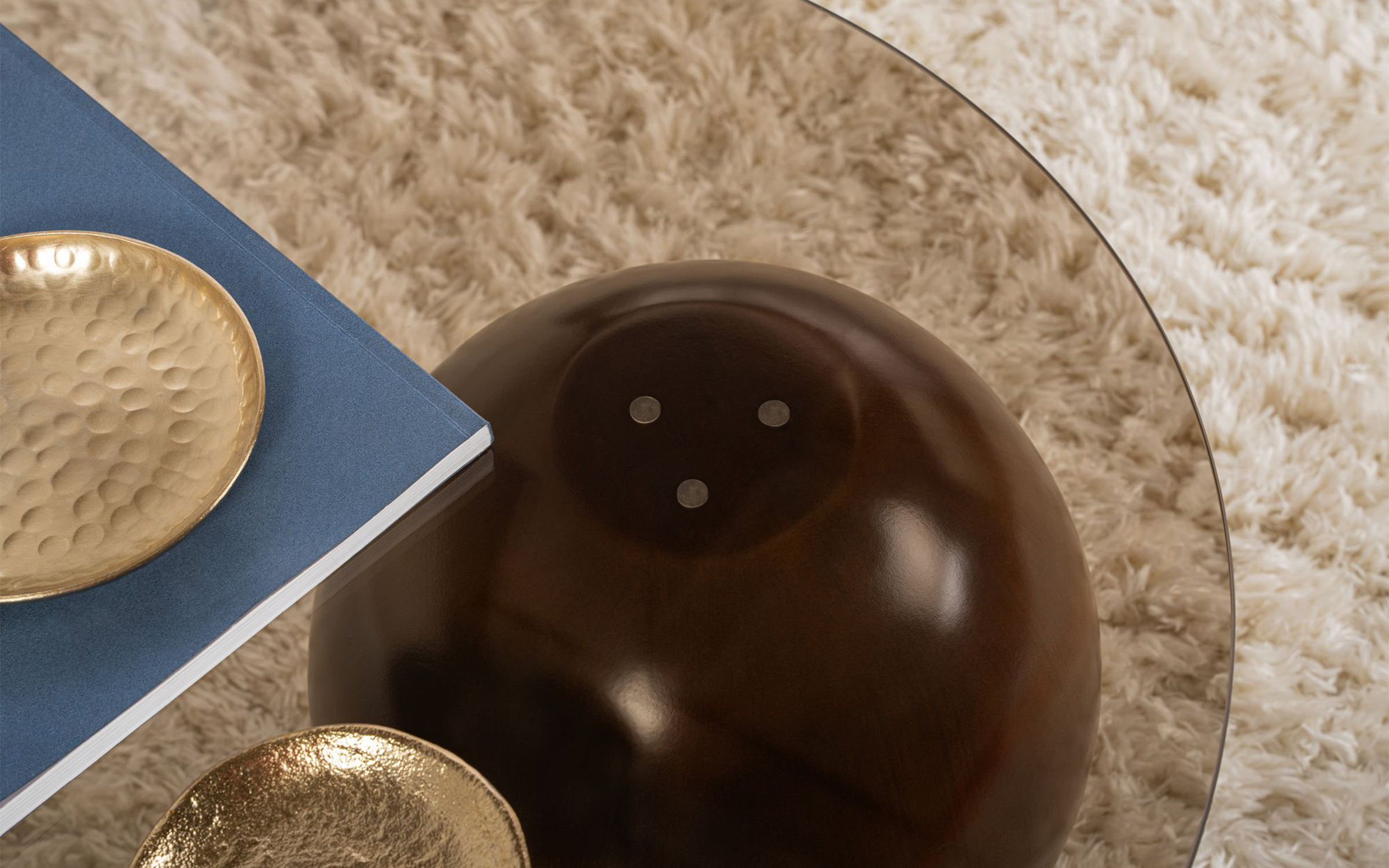 Masuta de cafea Linera, nuc  4